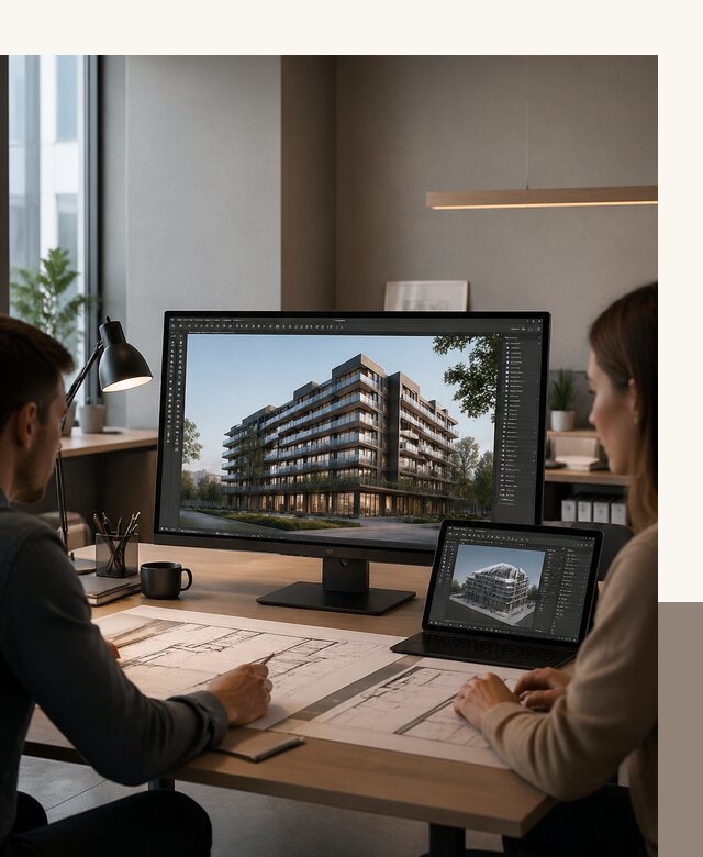 3D визуализация архитектуры и объектов строительства в Добрянке